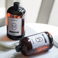 Diffuseurs à roseaux en verre écologiques longue durée sans flamme, avec recharge liquide d'aromathérapie en spray pour la maison, l'hôtel et l'intérieur