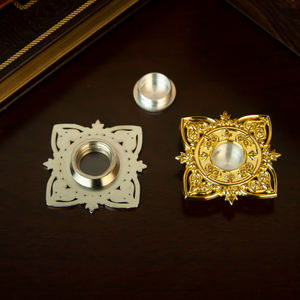 HT fornitore di chiesa placcata in oro decorazione in pietra colorata reliquia della chiesa ortodossa pasqua reliquia cattolica sacra ostensione - Product Image 5