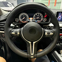 Volante de Coche Personalizado M Performance para BMW F10 F15 F16 F20 F30 F31 F35 F36 M3 F80 M4 F82 M5 F90 en Cuero y Alcántara