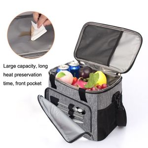 RTS Bulk Mixed Order Oxford <b>Lunch</b> Cooler Bag <b>Insulated</b> for Travel Picnic Thermal Bag Soft Tote Cooler <b>Box</b> With Shoulder Strap - Product Image 2