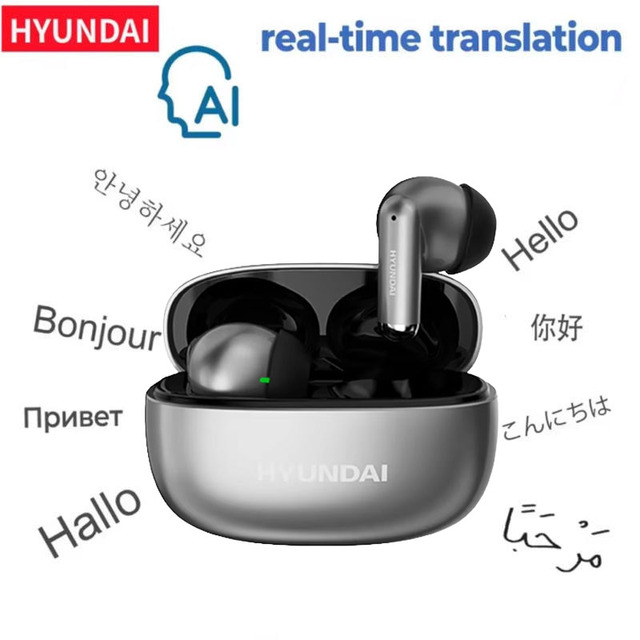 HYUNDAI Y10 TWS BT Earphone in Ear Auriculares Tws Wireless HD Call Live Translation High End Ai Language Translator Earbuds