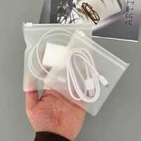 Bracelet Cadeau Collier Bijoux Logo Personnalisé Emballage Sac à Fermeture Éclair en Pvc Mini Sac Pochette Ziplock