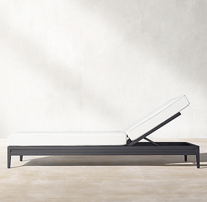 Chaise longue <span class=keywords><strong>de</strong></span> piscine extérieure durable en aluminium pour jardin et extérieur - Product Image 3