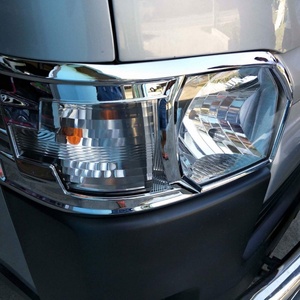 Auto Exterior Accessories Abs Material Black Chrome <b>Head</b> Light <b>Cover</b> - Product Image 6