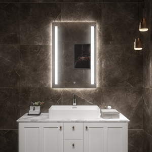 Ultra-<b>Thin</b> Smart LED <b>Mirror</b> with Anti-Fog and Touch Sensor for Sleek Bathrooms - Product Image 2