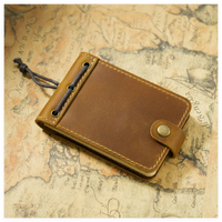 Carnet de notes miniature portable en cuir cousu, petit carnet de travail de poche