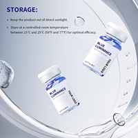 Sérum Peeling Triple Acide Luminescence Bleue pour le Visage à Domicile – Acide Salicylique, Acide Lactique – Peau Éclatante et Jeune – Ampoules Éclaircissantes Personnalisées