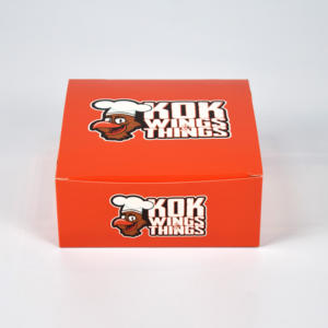 Contenedores de comida de papel de tablero de marfil apilables de 3 compartimentos comerciales Kraft marrón para catering y picnics para servir pizza - Product Image 2