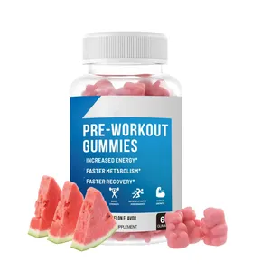 ODM&OEM healthcare organisch sportsupplement wellness Customized Formula pre-workout gummy