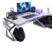 Escritorio y Silla Rectangulares Ajustables en Altura para Deportes Electrónicos, Hogar, Estudiantes y Oficina, Fabricados en Jiangsu