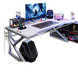 Ensemble <span class=keywords><strong>bureau</strong></span> et chaise d'ordinateur rectangulaire à <span class=keywords><strong>hauteur</strong></span> réglable pour e-sport, usage domestique et étudiant, fabriqué au Jiangsu - Product Image 1