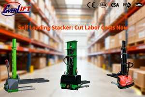 HELI 2024 Stock Apilador de autoelevación Venta caliente 1300KG 1500KG Autocarga Carretilla elevadora portátil Apilador eléctrico Fábrica de elevadores - Product Image 6