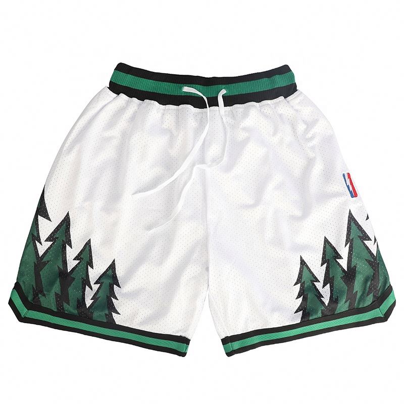 Винтажные сетчатые баскетбольные шорты в стиле хип-хоп двойного цвета с вышивкой аппликацией из Твила на молнии с карманами и логотипом на заказ