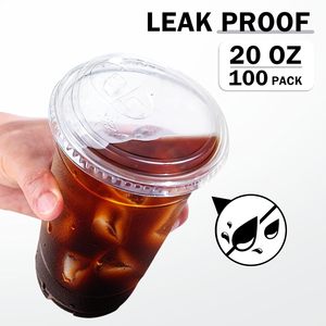 Film d'étanchéité jetable en gros pour gobelets à café transparents Boba Tea avec logo personnalisé en forme de U, 16 oz, 12 oz, 32 oz, avec couvercle - Product Image 3