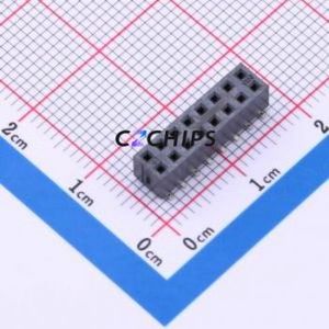 791091007 Pin Socket SMD,P=2mm Connector ( Pitch: 2mm )( Row Spacing: 2mm )( Round Hole / Square Hole: Square Hole ) - Product Image 1