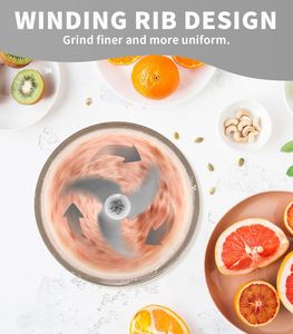 300ml Plastic Electric <b>Mini</b> Meat <b>Grinder</b> USB Battery Powered Stainless Steel Household & Outdoor Safe Operation Set Garlic - Product Image 3
