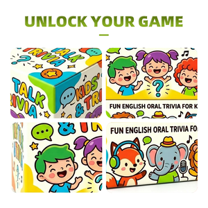 Cartes flash éducatives en papier écologiques pour la famille, avec vernis brillant personnalisé, conformes RoHS, pour l'apprentissage interactif en classe de <span class=keywords><strong>maternelle</strong></span> - Product Image 3