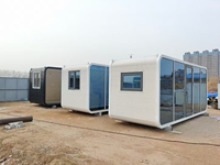 Maison conteneur préfabriquée économique et populaire, type Apple Cabin, portable, isolée, 20 pieds 40 pieds, pour usage hôtelier de luxe, en promotion
