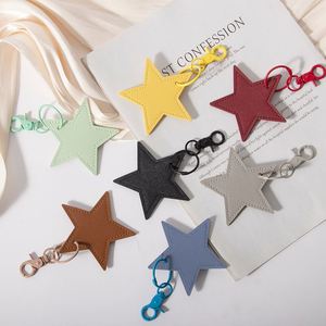 <b>Star</b> PU Leather Tassels Light Keychain Chic Keychain Charms with Durable & Stylish Design - Product Image 3