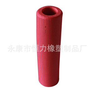 Poignées de guidon antidérapantes rouges, diamètre intérieur de 22,2 mm, pour vélos de route - Product Image 2