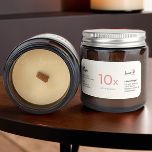 Bougies parfumées en cire de soja de luxe faites sur mesure dans un pot d'arômes pour la décoration de la maison, les fêtes et les bars-pour les gros acheteurs - Product Image 1