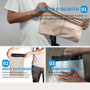 Muestra Gratuita de Bolsa de Envío Biodegradable, Impermeable, con Logotipo Personalizado, para Ropa - Product Image 4