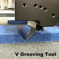 Machine de découpe de panneaux acoustiques CNC à prix avantageux pour panneaux d'isolation phonique en feutre PET avec haute précision
