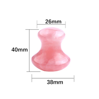 Nouveaux outils de Massage tête de champignon pierre de Massage vert Aventurine champignon Gua Sha pour masseur facial