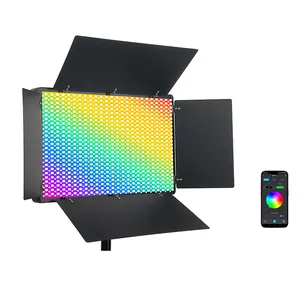 APP di controllo 40W LED luce Video 2700-6500K 1-100% LED U800 + Live streaming Tatoo foto di riempimento di foto di trucco