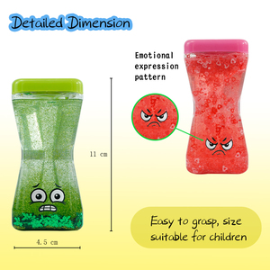 เครื่องตั้งเวลาถ่ายน้ำมันของเหลวแบบตั้งโต๊ะสีสันสดใสของเล่นฝึกประสาทสัมผัสสำหรับเด็กออทิสติก Botella de <span class=keywords><strong>Calma</strong></span> ของขวัญแปลกใหม่ - Product Image 2