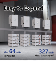 BETTENERGY Batterie au lithium 16KWh 51.2V 314kwh max avec batterie lifepo4 16kwh pour système solaire adaptée à l'onduleur Deye Growatt