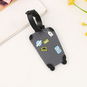 Thẻ hành lý bằng silicon PVC in logo tùy chỉnh, quảng cáo, chống thấm nước, bền, chất liệu cao su - Product Image 3