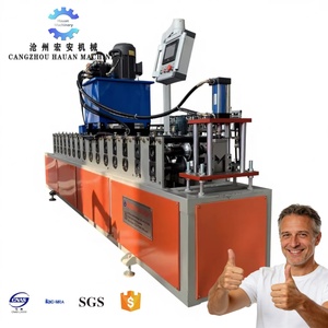 Máquina Formadora de Perfiles Hidráulica Tipo V HAUAN - Uso en Construcción y Agricultura, Potencia de 38.5kw, Voltaje de 380V, Fácil de Operar - Product Image 1