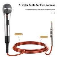 Microphone dynamique filaire, carte son pour diffusion en direct, système audio karaoké KTV à domicile, sonorisation pour bus/véhicule, conférence