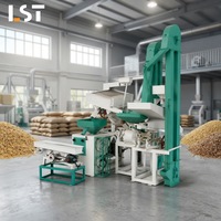 Solution complète de décorticage du riz 10-15TPD – Machine combinée pour le traitement commercial du riz paddy