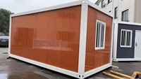 Maison de pré-assemblée de luxe, conteneur à deux étages, pour construction d'appartement, portable, 60 ou 40 pieds