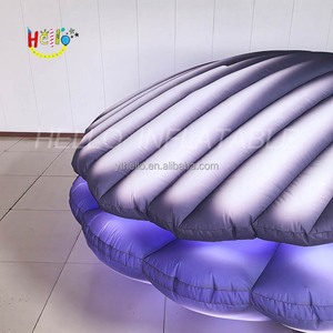 Modelo de concha de mar iluminada con Led para puesta en escena, concha marina inflable para boda, evento, publicidad, decoración de fiesta - Product Image 6