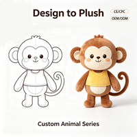 OEM ODM Peluche personnalisée en forme d'ours, jouet en peluche en polyester, certifié EN71, peluches douces, poupée Kawaii
