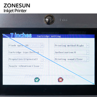 Zonesun ZS-TIP127 Semi-Automatische Desktop Vervaldatum Inkjetprinter