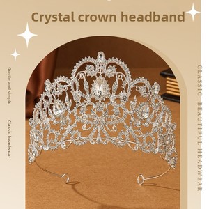 Corona de Princesa en Oferta, Corona de Aleación de Alta Gama con Cristales para Boda, Aniversario, Concurso de Belleza, Coronas y Tiaras de <span class=keywords><strong>Miss</strong></span> Universo - Product Image 2