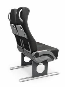 Asiento Doble Universal para Autobús con Respaldo Reclinable, Mesa Plegable para Comer y Cinturón de Seguridad - Product Image 2