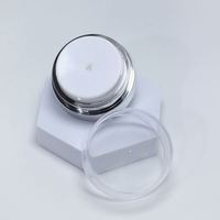 Pot à pompe sans air 15/30/50g, flacon vide en acrylique pour crème, rechargeable, avec bouchon à vis, pour crème contour des yeux, facile à transporter, maquillage de voyage
