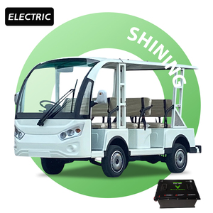 Voiture électrique de tourisme 8 places 48V/72V 5kW à moteur AC, batterie plomb-acide/lithium, vitesse 25-40 km/h, pour parcs de loisirs et usage touristique - Product Image 1