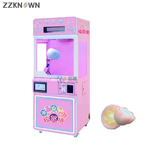 Commercial Cotton Candy Machine Cotton Candy Vending Machine Fully Automatically 220v Flower for Kids with Sugar Provided 320