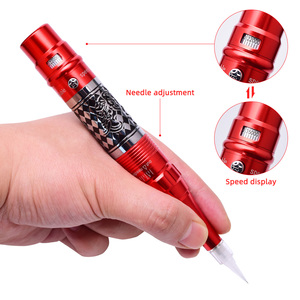 Lông mày hình xăm vĩnh viễn Bút tạo nên mỹ phẩm không dây nhôm điện máy xăm có chứa pin lithium có thể sạc lại - Product Image 2