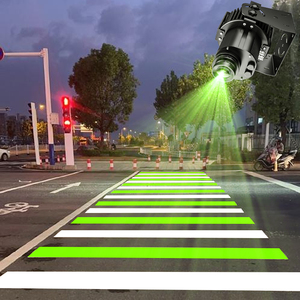 High-Definition Zebra Crossing Pattern Lampe Tunnel Ampel 240W LED Warn projektions lampe für Sicherheit Achten Sie auf - Product Image 1