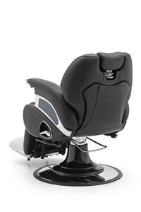 Chaise de Salon de Coiffure Professionnelle Moderne et Durable en Cuir Synthétique avec Cadre en Acier et Rotation à 360 Degrés pour Salon de Beauté - Product Image 3