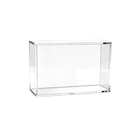 Großhandel Maßgefertigte UV-beständige Acryl-Box Mega Charizard X Ex UPC Box Acryl-Displayständer Starker Magnet Sammlerschutz-Vitrine
