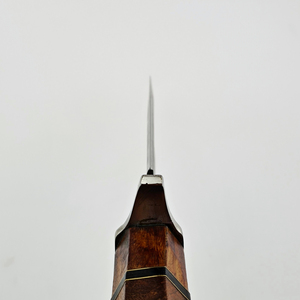 Custom Handmade Damascus Bowie Knife Knife OEM Supported Fixed Blade Leather Sheath Outdoor Survival - Product Image 6