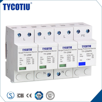 Parafoudre TYCOTIU TY-25M 3P RS 25kA 100kA imax IP20, protection contre les surtensions, MOV T1 Type 1 Classe I Classe B, 3 pôles